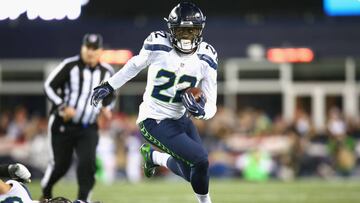 C.J. Prosise está ganando protagonismo según avanza la temporada regular de los Seattle Seahawks.
