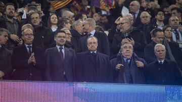 Un palco 'light' en el Camp Nou para un partido top