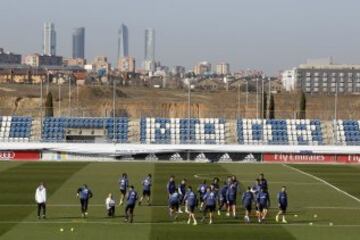 El Real Madrid prepara el partido contra el Espanyol