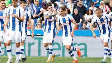 17/03/24 PARTIDO SEGUNDA DIVISION 
CD LEGANES - CD MIRANDES
MIGUEL CELEBRA EL 4-0 GOL ALEGRIA 