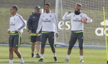 Cristiano Ronaldo y Sergio Ramos.