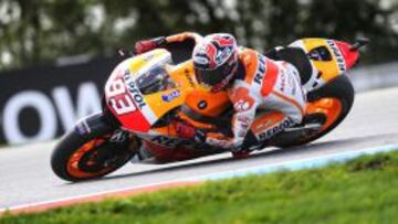 Marc Márquez lideró la jornada de libres.