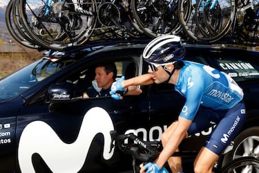 As¨ª es un d¨ªa en el Movistar Team en la Vuelta a Espa?a