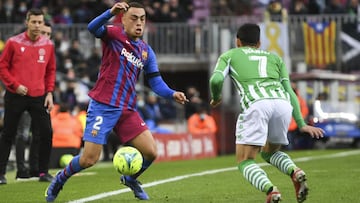 04/12/21  PARTIDO PRIMERA DIVISION
 BARCELONA - BETIS 
 SERGI&Ntilde;O DEST Y JUANMI