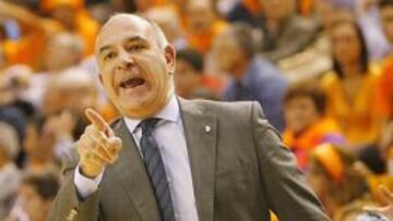 <b>RESPONSABLE. </b>Molin, en el partido del Madrid ante el Valencia.