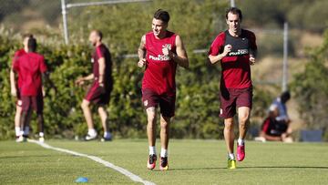 Giménez ya hace carrera continua; Óliver, con el grupo