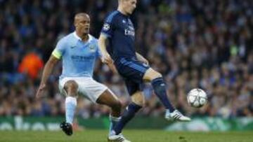 Kroos ofreció un recital de preción en el pase ante el City.