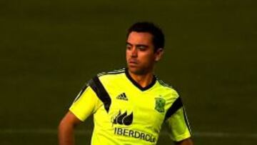 UN REFERENTE . Xavi es uno de los jugadores clave de la Selección.