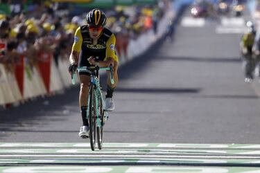 Omar Fraile conquista el primer triunfo espa?ol en el Tour 2018
