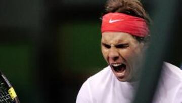 <b>VUELVE LA FUERZA. </b>En semifinales, Nadal estalla: la fuerza vuelve.