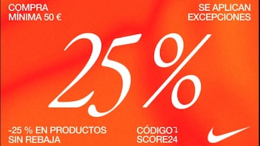 Black Friday en Nike: ofertas en productos para hombre, mujer y niño