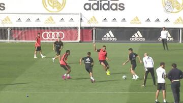 El Madrid empezó a preparar el duelo ante el Granada sin Courtois