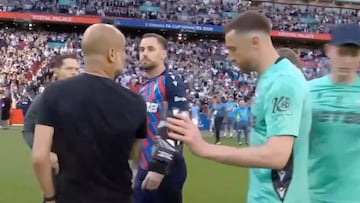 Todo el mundo habla de esta escena de Guardiola tras perder una nueva final con el City: ¡impotencia total!