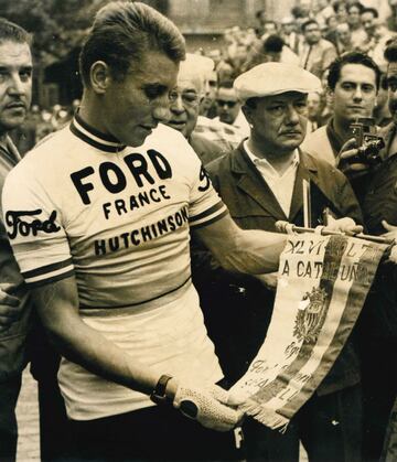 Jacques Anquetil es un ganador de la Triple Corona (Giro, Tour y Vuelta) que se impuso en la cita catalana en 1967.