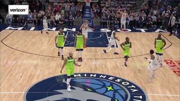 Jokic 'Brady': la decisiva asistencia de 27 yardas desde la línea de fondo a falta de 1'