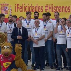 Así fue el recibimiento a los Hispanos a su llegada a Madrid