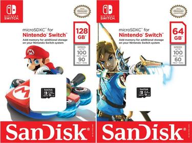 SanDisk anuncia las tarjetas microSD oficiales para Nintendo Switch