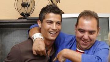 Cristiano Ronaldo se volcó con los jóvenes discapacitados.