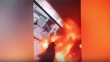 Desconocidos provocan incendio en el Instituto Nacional: las imágenes son impactantes