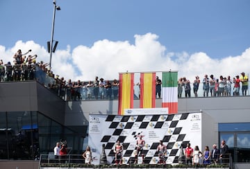 Las banderas españolas reinaron en el Gran Premio de Austria. 