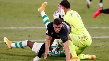 Jovic, durante el Betis-Real Madrid.