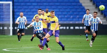 El último tanto de Raúl de Tomás fue su golazo al Almería, el 20 de diciembre.