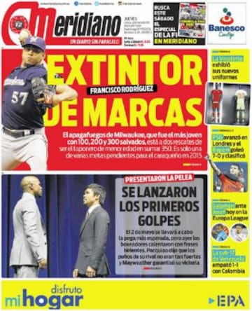 Portadas de la prensa deportiva