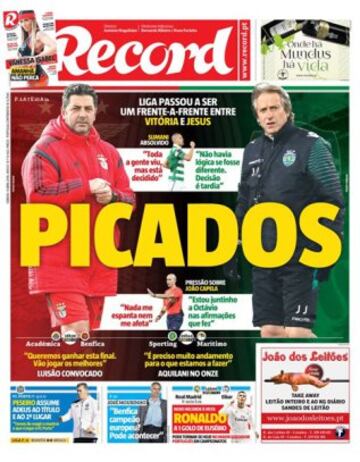 Portadas de la prensa mundial