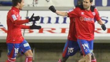 <b>OPORTUNIDAD. </b>El ariete fue titular el sábado y lo aprovechó.