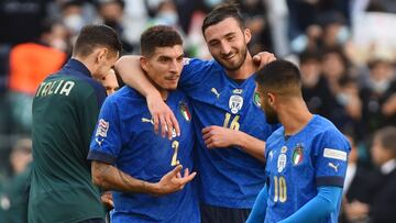 Italy edge Belgium 2-1 to finish third in Nations League