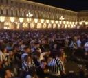 Pánico: el momento exacto de la avalancha humana en la fan zone de la Juve