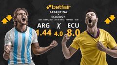 Pronósticos Argentina vs. Ecuador: horario, TV, estadísticas y cuadro