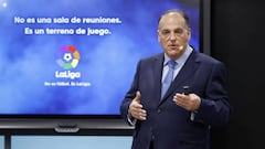 Javier Tebas, presidente de LaLiga.