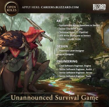 Blizzard confirma el desarrollo de un nuevo survival triple A para PC y consolas