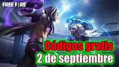 Free Fire | Códigos de hoy viernes 2 de septiembre de 2022: recompensas gratis