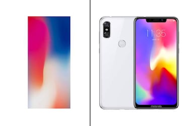 Moto P30, el clon más descarado del iPhone X