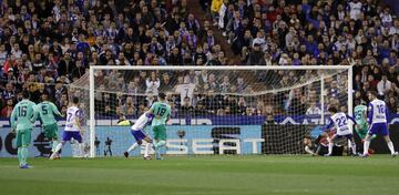 0-1. Rapahel Varane marcó el primer gol.