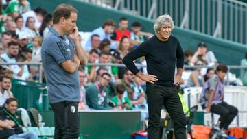 Pellegrini, junto a Arrasate.