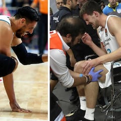 Ayón y Kuzmic, operados "con éxito" del hombro y de la rodilla