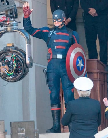 Primeras imágenes de U.S. Agent en el rodaje de The Falcon and the Winter Soldier