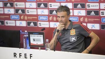 04/10/18 RUEDA DE PRENSA DE LUIS ENRIQUE LISTA DE CONVOCADOS DE LA SELECCION ESPAÑOLA ESPAÑA