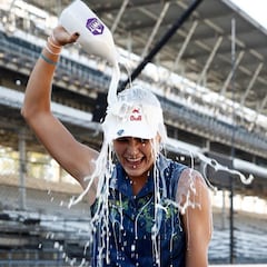 Lexi Thompson se impuso en Indianápolis y se bañó en leche