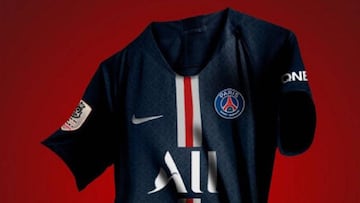 La nueva camiseta del PSG con su nuevo patrocinador, Accor.