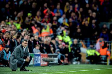 Valverde se vio sorprendido. Los hinchas en redes sociales piden su salida del club después de caer otra vez con una serie favorable. 