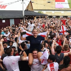 Así se vivió en Londres el pase de Inglaterra a semifinales