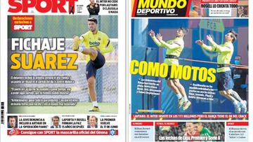 Euforia en los periódicos de Barcelona: "Como motos"