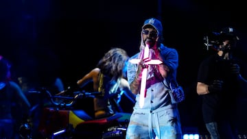 El cantante puertorriqueño, Anuel AA, en el escenario del Puro Latino Fest Sevilla 2024, a 5 de julio de 2024 en Sevilla (Andalucía, España). La nueva edición de Puro Latino Sevilla Fest, se celebrar los días 4, 5 y 6 de julio en la capital andaluza.
06 JULIO 2024
Joaquin Corchero / Europa Press
06/07/2024