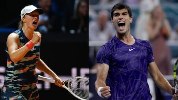 Las nuevas joyas del tenis mundial: Carlos Alcaraz, Coco Gauff, Iga Swiatek...