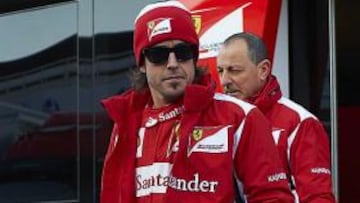 <b>MUCHO TRABAJO. </b>Alonso es consciente de que el F2012 debe mejorar antes del inicio en Melbourne.