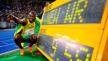 Usain Bolt, con su récord de 100 metros.